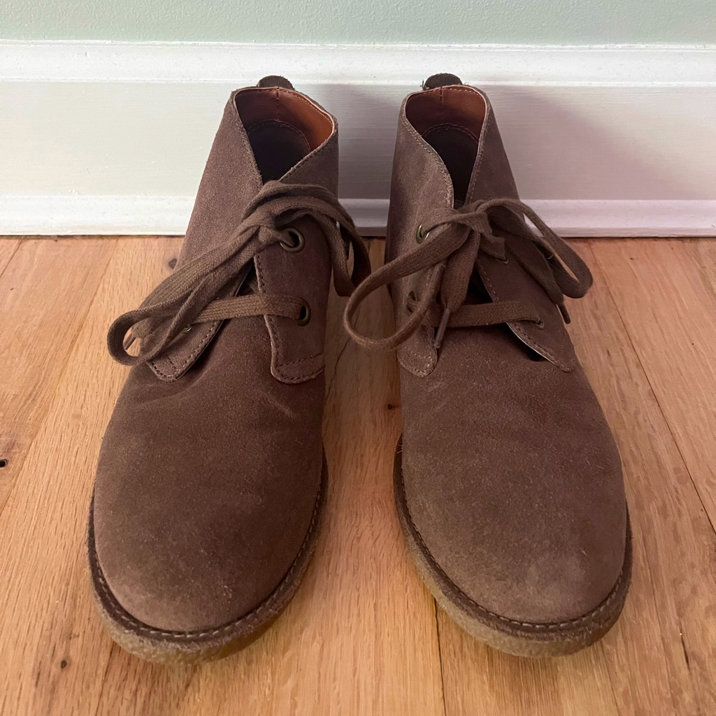 Lucky Brand Brown Suede Hush Puppies Size 7